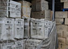 کشف تلویزیون‌های قاچاق در میان بار پستی در ایستگاه بازرسی توره – شازند