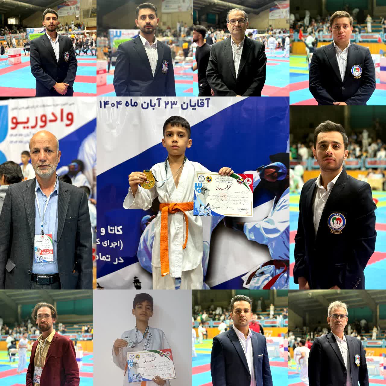 درخشش تیم ستارگان کاراته شازند در رقابت‌های کشوری قم