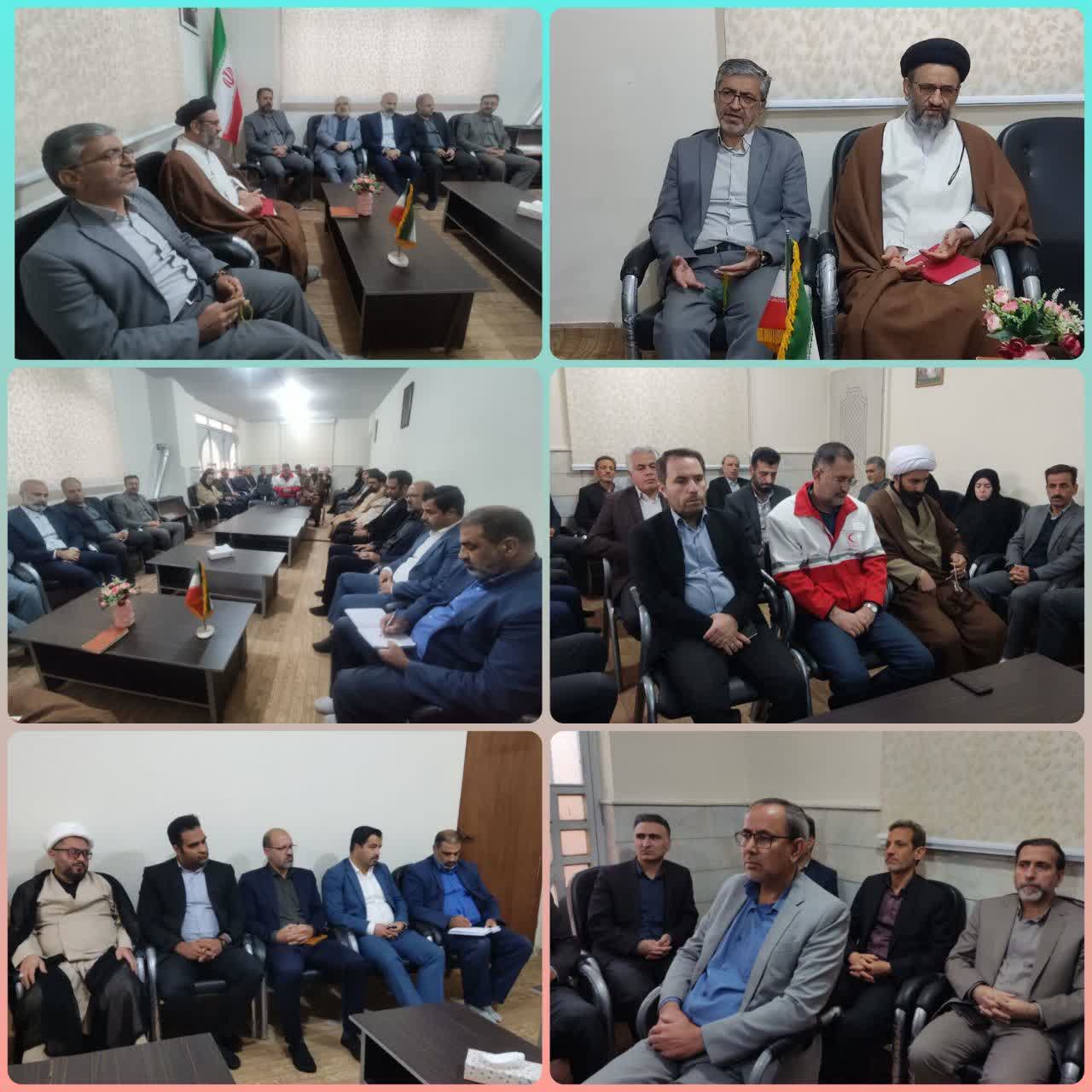 هشتمین جلسه درس اخلاق مدیران شهرستان شازند برگزار شد