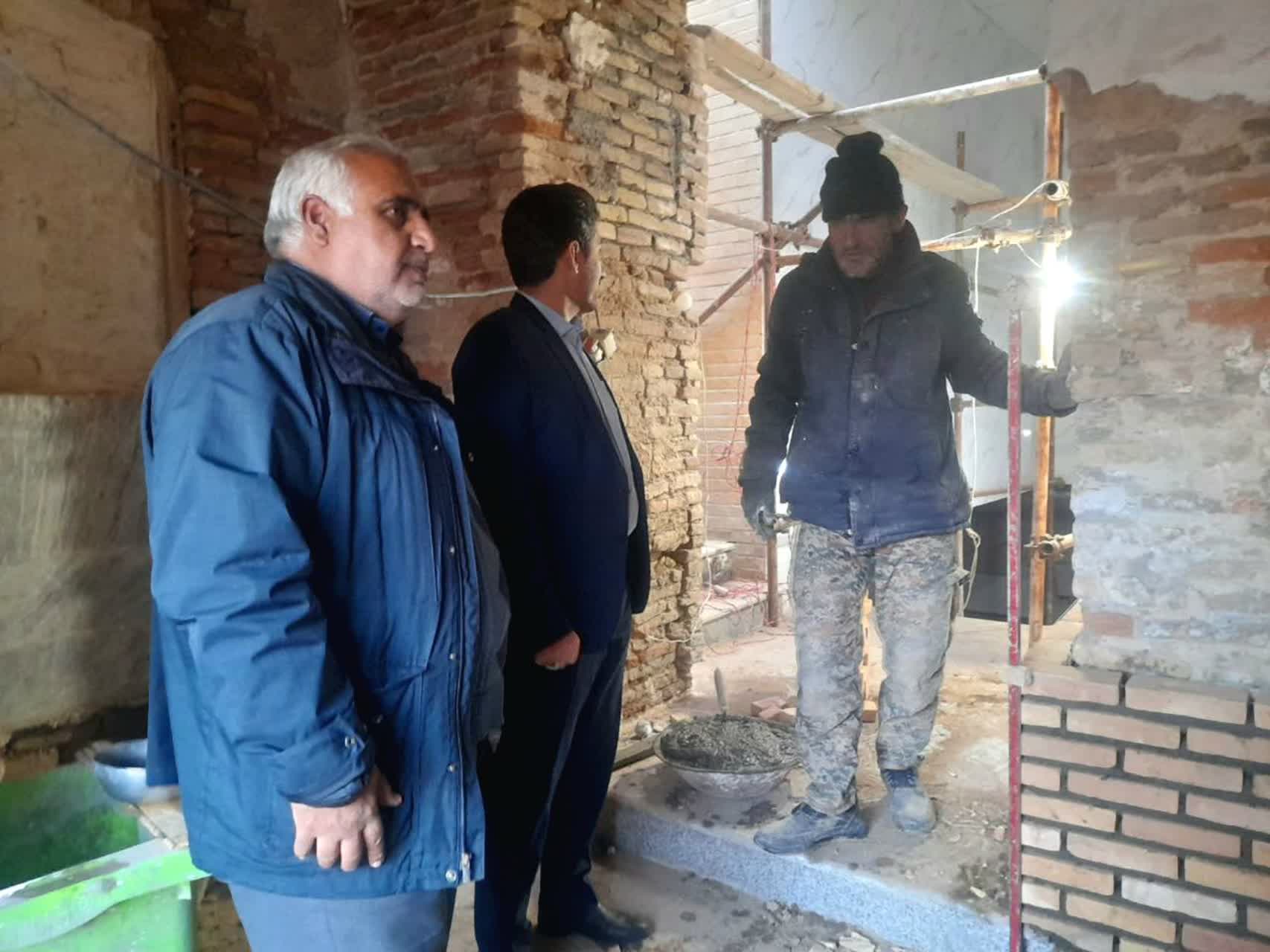 پیشرفت مرمت امام‌زاده آستانه شازند؛ میراثی ارزشمند در مسیر صیانت و احیا