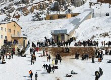 بازگشایی پیست اسکی پاکل شازند