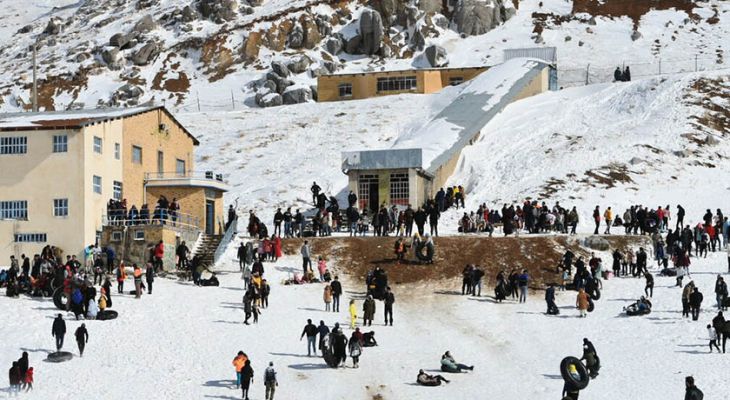 بازگشایی پیست اسکی پاکل شازند