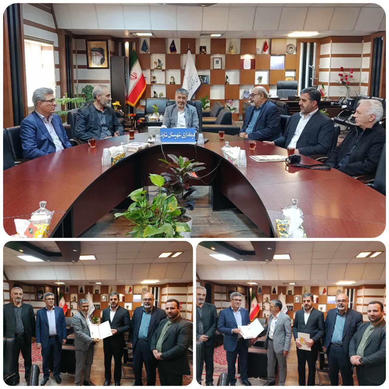 مراسم تکریم و معارفه سرپرست اداره گاز شهرستان شازند برگزار شد