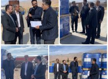 بازدید میدانی مسئولان شهرستان شازند از شرکت صنایع شیمیایی «آیریا اکسیر آویژه» در شهر صنعتی آستانه