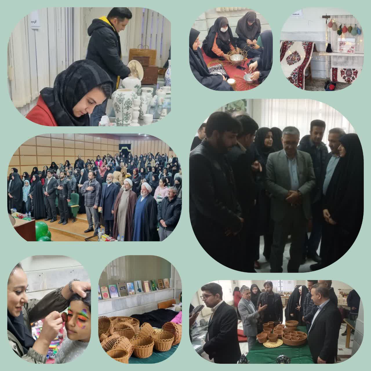 برپایی نمایشگاه صنایع‌دستی به مناسبت هفته فرهنگی شهرستان شازند