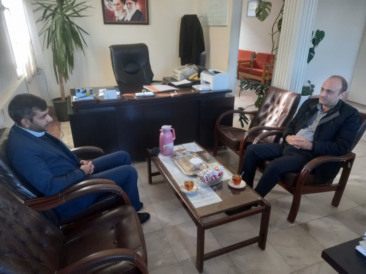 نشست مشترک نیروگاه حرارتی شازند و اداره کار برای جذب نیروی انسانی بومی