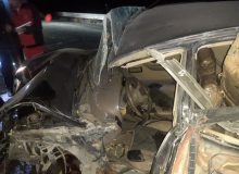 تصادف در گردنه قاقان ۳ مصدوم برجا گذاشت