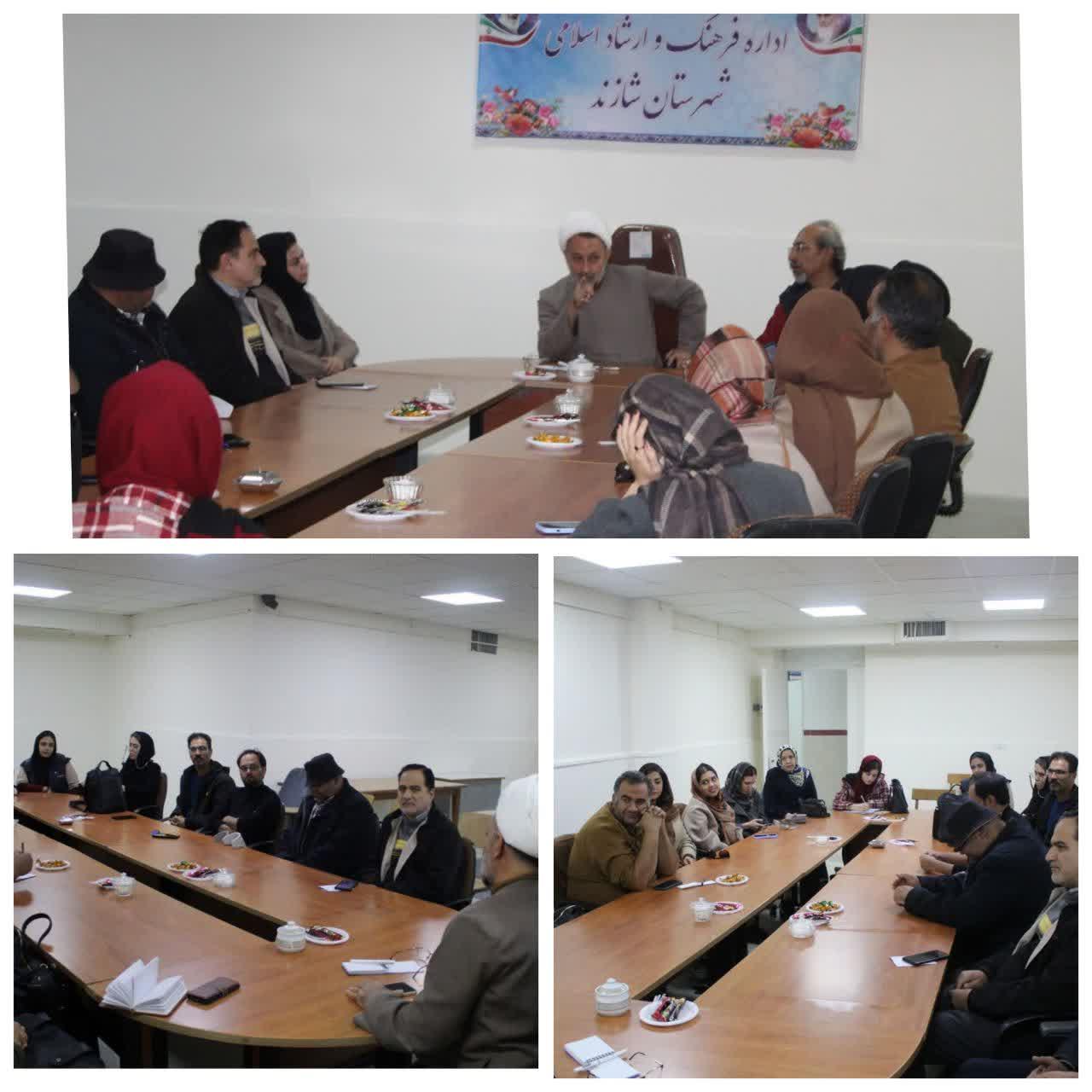 هنرمندان تجسمی شازند در خط مقدم پویایی هفته فرهنگی