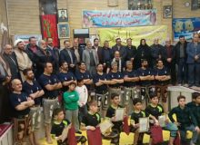 آیین «پهلوان گود» در زورخانه جهان‌پهلوان تختی شازند برگزار شد