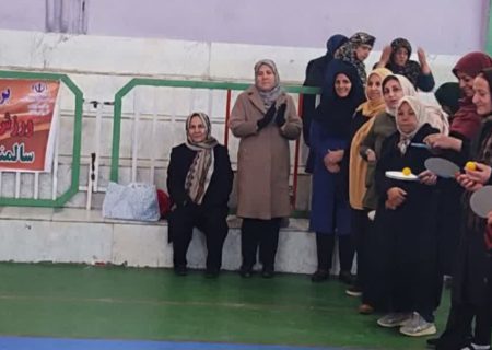 طرح ملی ورزش‌های تطبیقی ویژه بانوان سالمند در شهرستان شازند برگزارشد