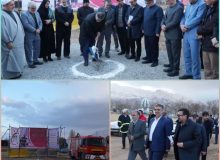 کلنگ‌زنی ایستگاه شماره ۲ آتش‌نشانی شازند؛ گامی مؤثر در تقویت زیرساخت‌های ایمنی شهری